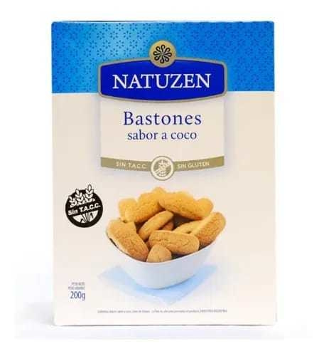 BASTONES DE COCO X200GR NATUZEN