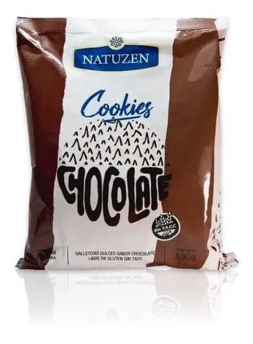 COOKIES DE CHOCOLATE X130GR NATUZEN
