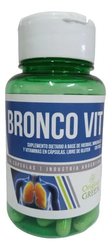 BRONCO VIT (ex PUFF) X 60 CAPSULAS (ALERGIAS) ORIGINAL GREEN