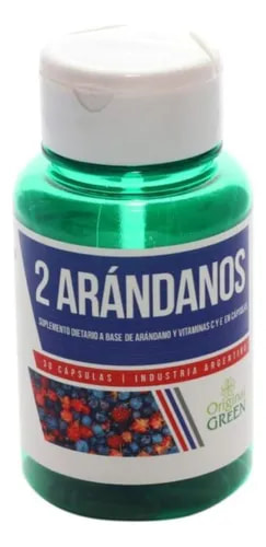 ARAN BERRIES (ARANDANO) X 30 CAPSULAS ORIGINAL GREEN