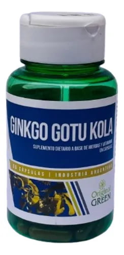 GINKGO GOTU KOLA X 60 CAPSULAS ORIGINAL GREEN