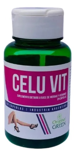 CELU VIT (S-F CELULITIS) X 60 CAPSULAS ORIGINAL GREEN