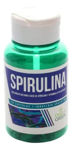 SPIRULINA X 30 CAPSULAS ORIGINAL GREEN