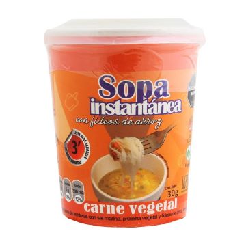 SOPA INSTANTANEA CON CARNE VEGETAL ARGENDIET