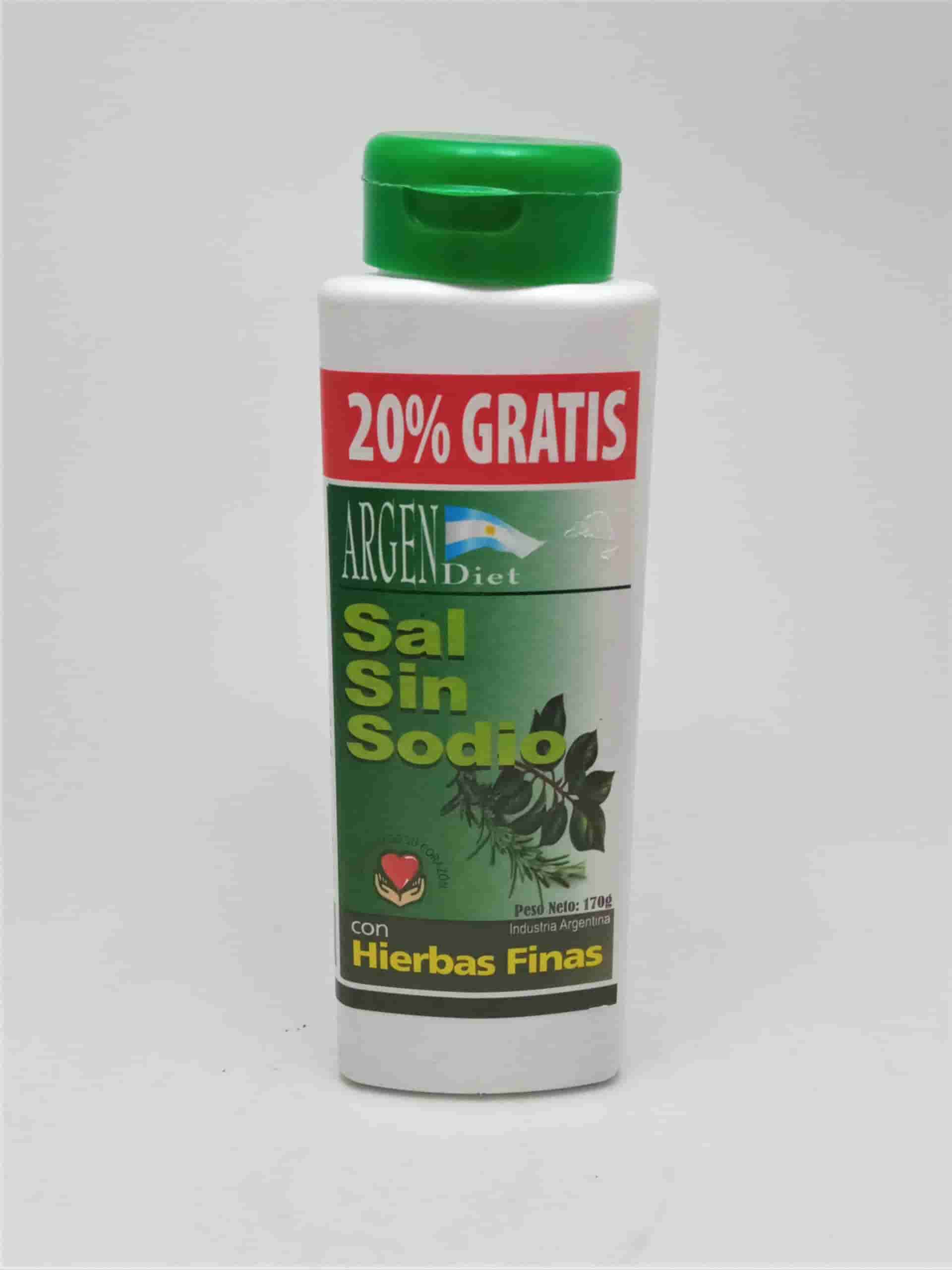 SAL SIN SODIO CON HIERBAS X170G  ARGENDIET