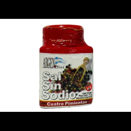 SAL SIN SODIO 4 PIMIENTAS X170G ARGENDIET