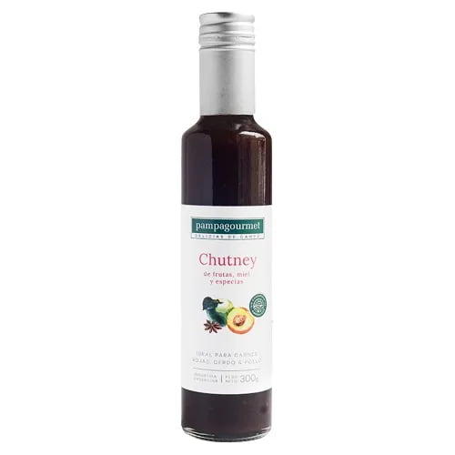 CHUTNEY DE FRUTAS CON MIEL X300G PAMPAGOURMET