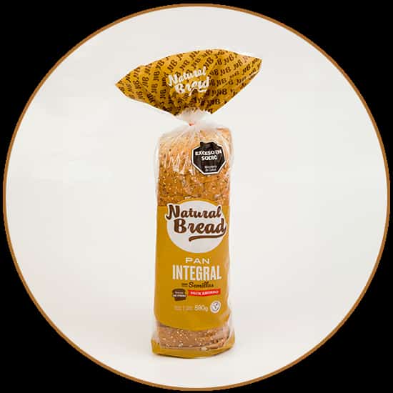 PAN INTEGRAL C/SEMILLAS (PACK AHORRO) X590G NATURAL BREAD