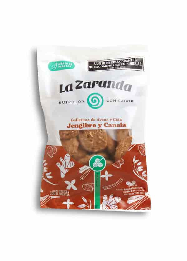 GALLETAS DIET S/AZÚCAR CON JENGIBRE Y CANELA LA ZARANDA