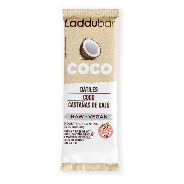 LADDUBAR COCO Y CHOCO 12X30G SRI SRI