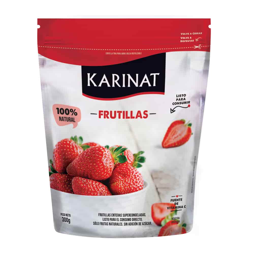 **FRUTILLA CONGELADA DOYPACK 300GR KARINAT