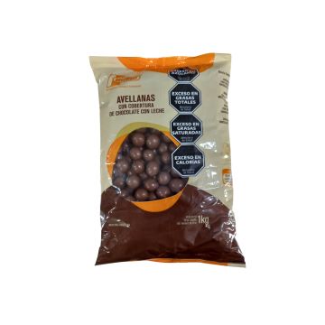 AVELLANAS CON CHOCOLATE LECHE KG ARGENFRUT