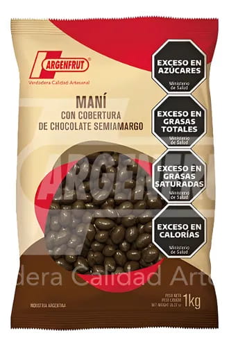 MANI CHOCOLATE SEMI AMARGO X KG ARGENFRUT