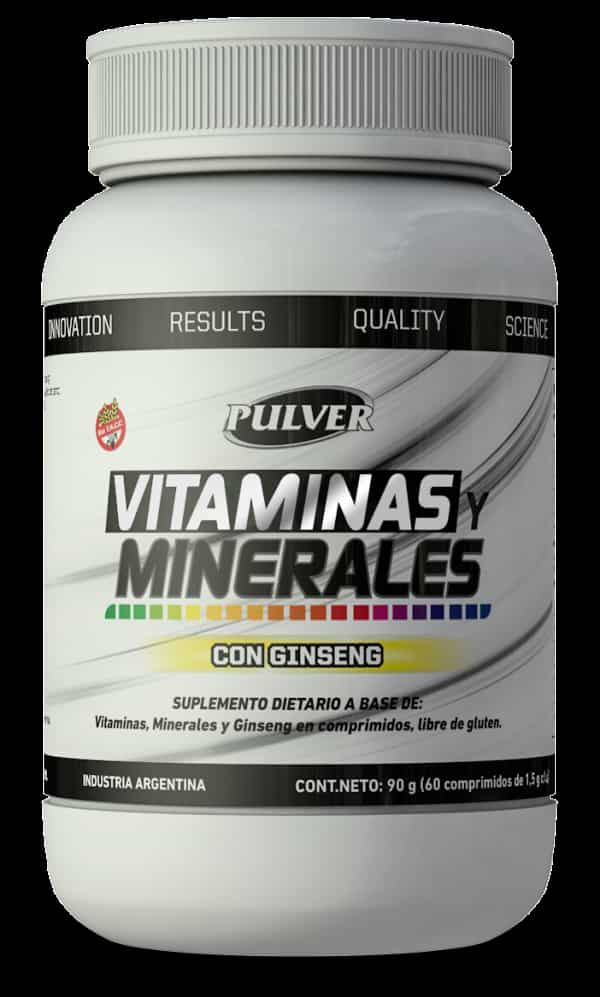 VITAMINAS Y MINERALES X60 COMPRIMIDOS PULVER