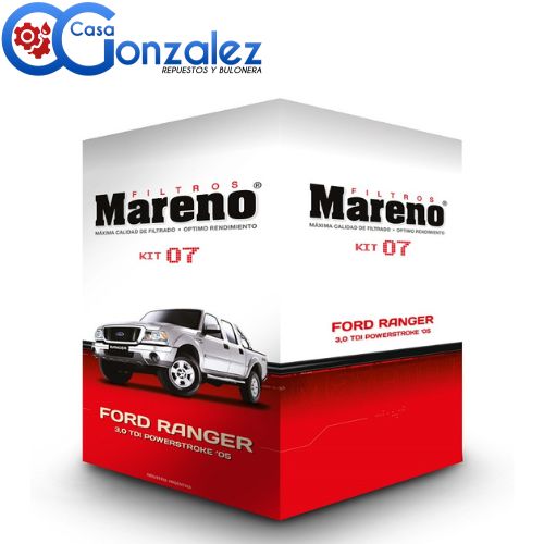 KIT07-MARENO KIT FORD RANGER POWERSTROKE 3.0 TDI 2005 AIRE, ACEITE, COMBUST