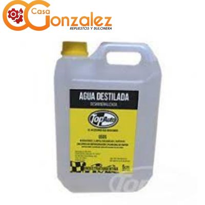 LTRS. AGUA DESTILADA X 5L