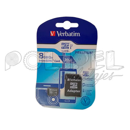 MEMORIA micro SDHC 8 GB Verbatim