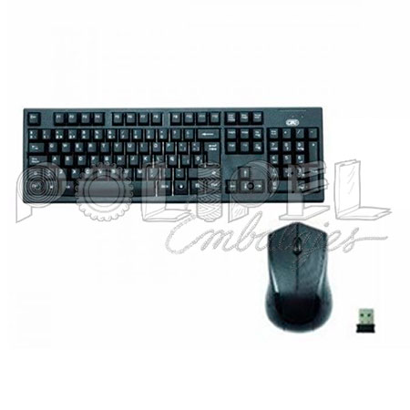 Teclado GTC inalámbrico + Mouse CBG-026N