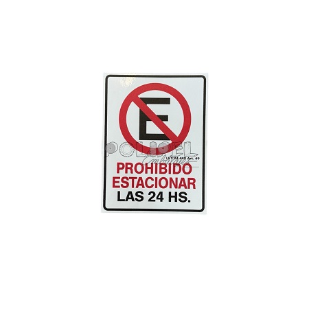 CALCO AUTOADHESIVO PROHIBIDO 12x16