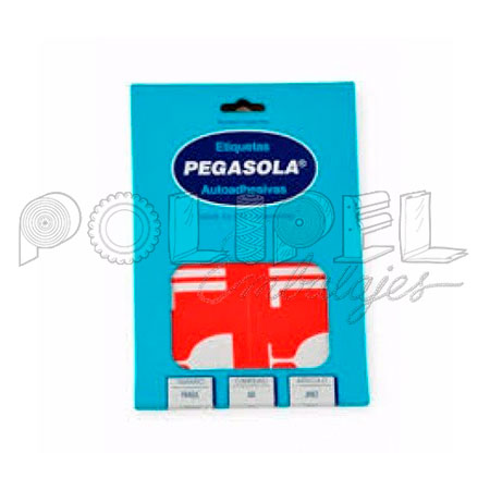 Etiqueta "Pegasola" autoadh,FRAGIL caja *60h