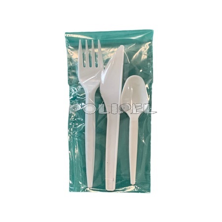 cubiertos kit (tenedor/cuchillo/cucharita)